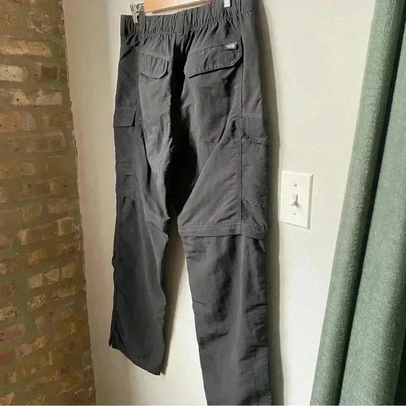 The North Face Men’s Convertible Cargo Trail Pants Dark Gray M Zip-Off to Shorts - Picture 3 of 11